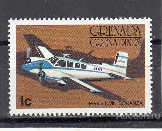 GRENADA  GRENADINES  ГРЕНАДА  Авиация Самолеты № 187  1976  Сост** MNH