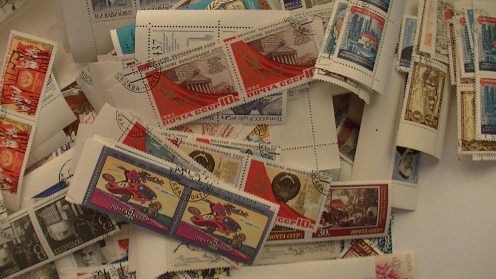 1000 ШТУК ПОЧТОВЫХ МАРОК СССР