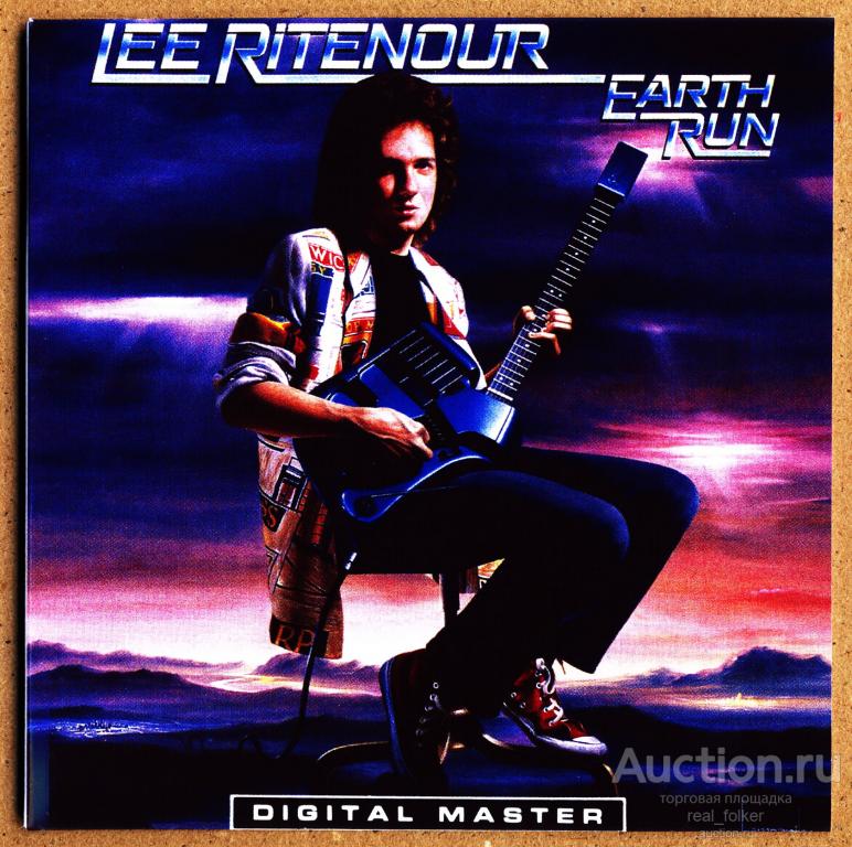 CD-R RITENOUR, Lee - 1986 "Earth Run" (GRP-D-9538) mini-vinyl
