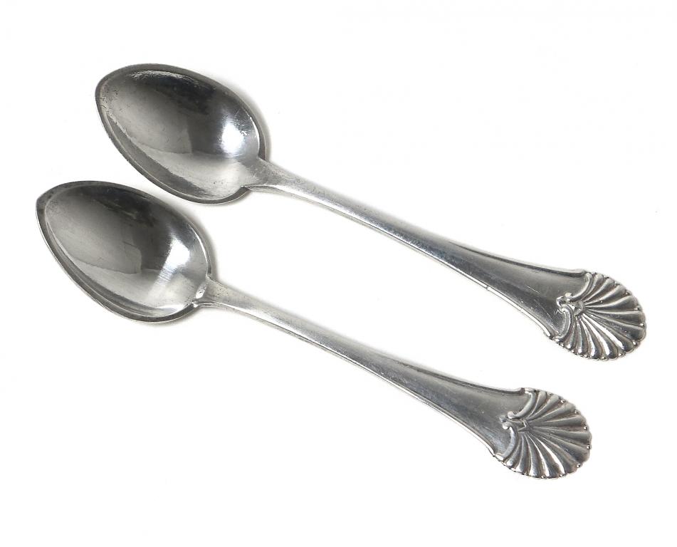 Серебряные ложки для специй или соли, 2 шт. Дания, 1923 год.