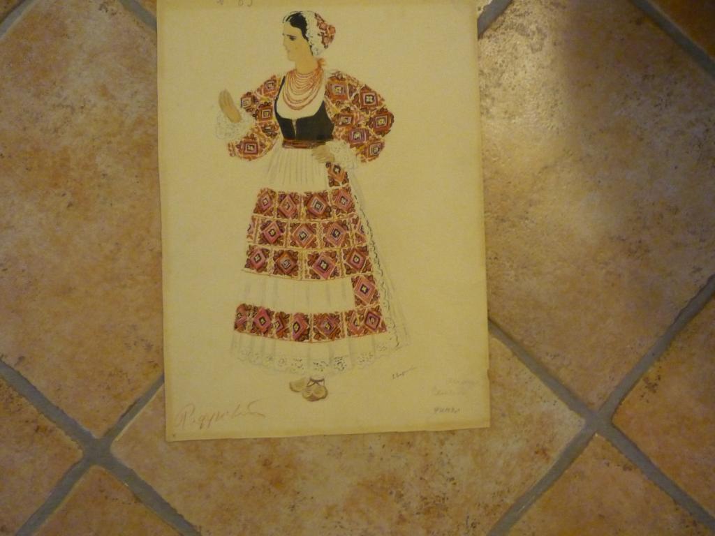 Зернова Екатерина Сергеевна. Заслуженный художник РСФСР. Опера *Одна семья*, 1950 г.