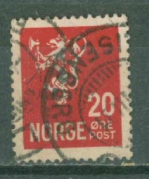 Норвегия 1940 Mi# 224 I Герб Лев гаш y