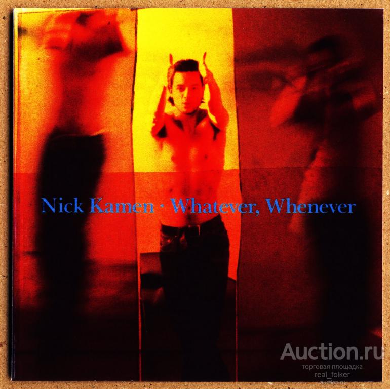 CD-R KAMEN, Nick - 1992 "Whatever, Whenever" (WEA 9031-77168-2) mini-vinyl