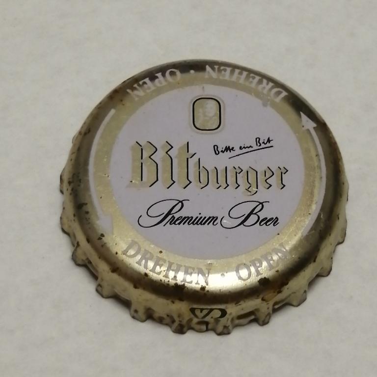 Пивная пробка Bitburger Brauerei Германия