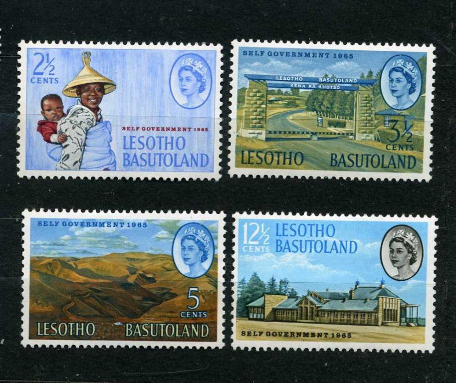 Басутоленд Лесото. Самоуправление. Серия. 1965.*