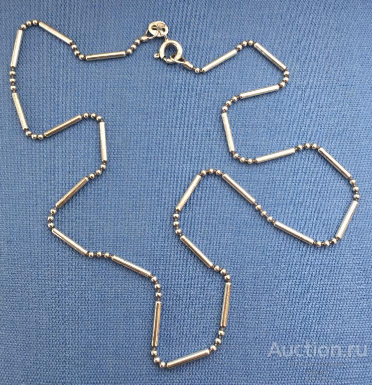 Серебряная Цепочка Клеймо 925 Длина 40,5 см