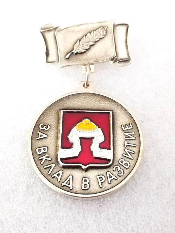 Дрожжановский район. Республика Татарстан. За вклад в развитие района. Новый, наградной, редкий.