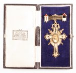 Масонский знак Ордена Рыцарей Храма. Золото. Вес 18,0 гр. Англия, 1937  #AV59