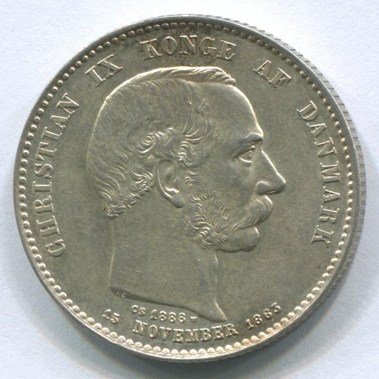 ДАНИЯ 2 КРОНЫ 1888 AUNC