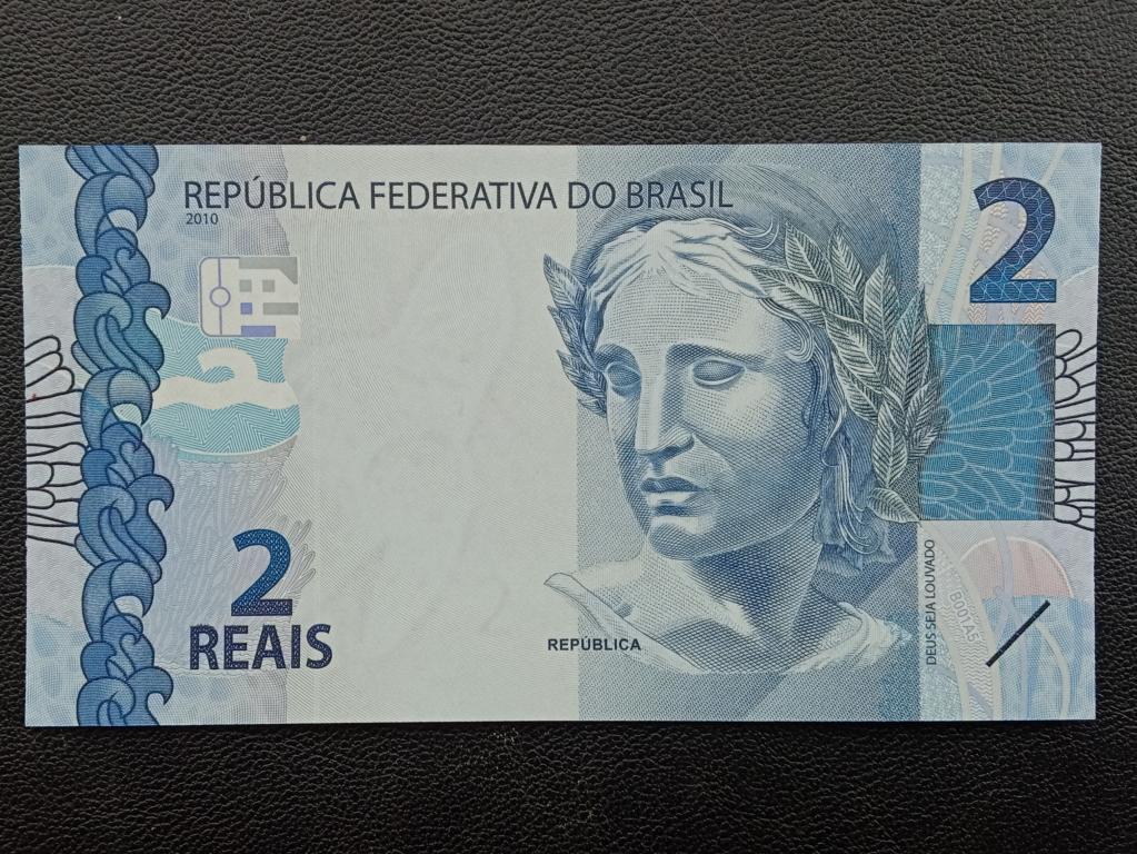 Бразилия 2 реала 2010г.   АА    UNC   Р.252а