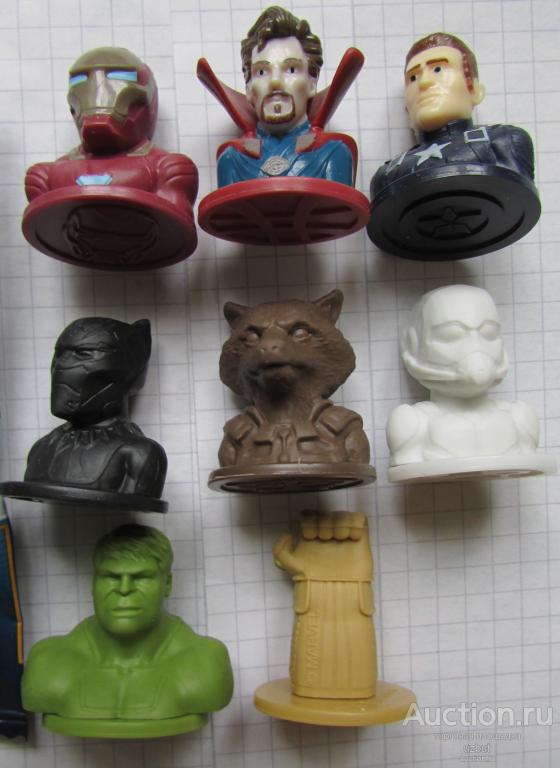 Промо акция Пятерочка Стиратели фигурка Marvel игрушка на выбор