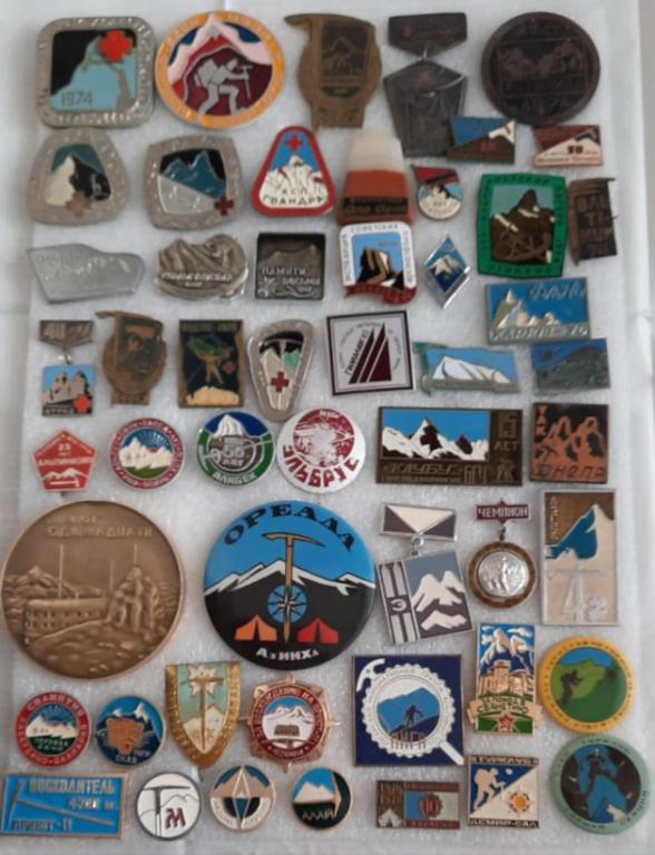 Значки. Туризм. Альпинизм, коллекция. 409 значков
