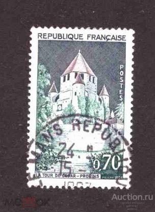 Франция     гашеная  архитектура       №  2241