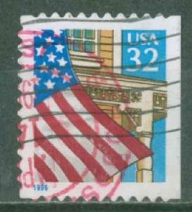 США 1996 Мi# 2726 2 BD Флаг стандарт n