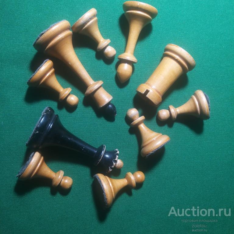 Шахматные фигуры, СССР, дерево, СССР