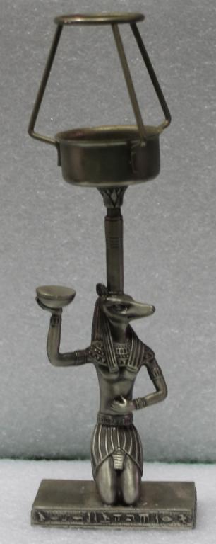 Подсвечник Анубис Египет Мифология Свет Интерьер.