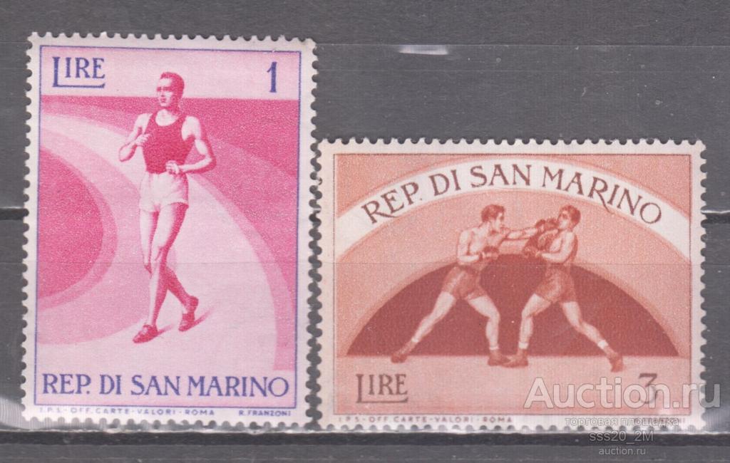 Сан-Марино 1954 спорт Mi513,515 MNH