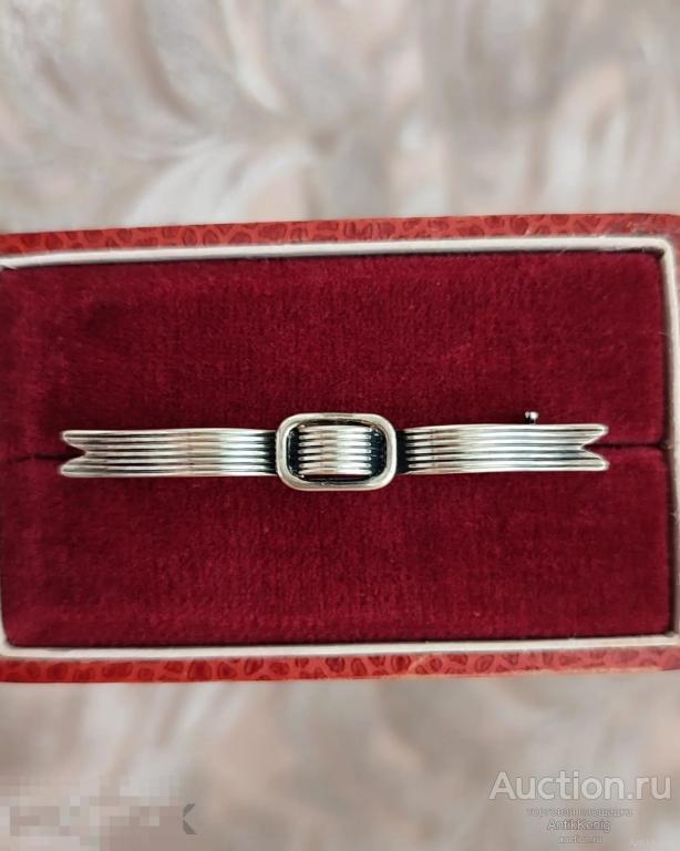 Антикварная Брошь Серебро 835 проба Украшение