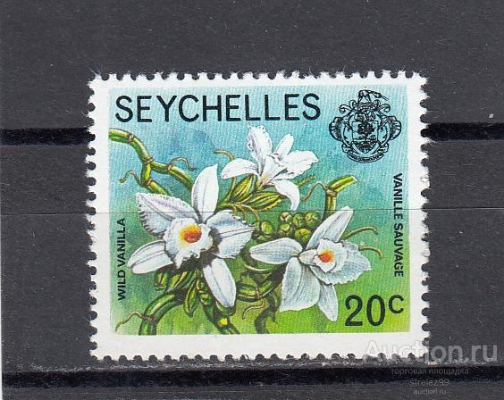 SEYCHELLES СЕЙШЕЛЬСКИЕ ОСТРОВА   Флора  Цветы  № 397  1977  Сост** MNH