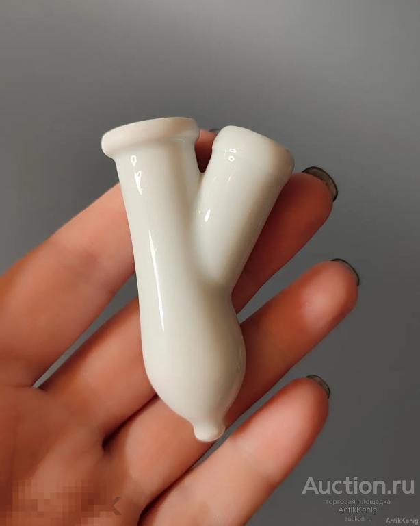 Фарфоровый переходник курительной трубки 20-30-е годы Германия 