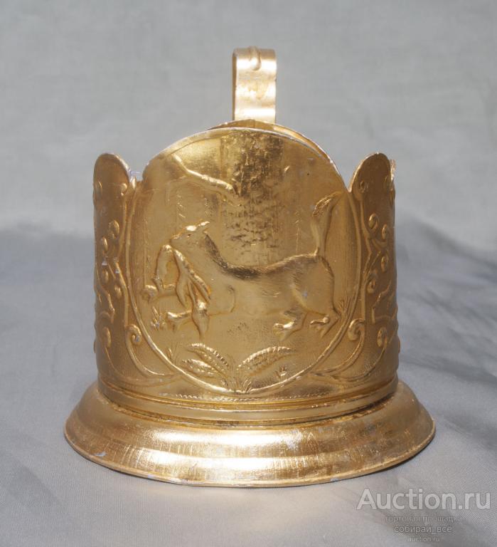 Подстаканник Куница, алюминий, клеймо ИПЗ  (7)