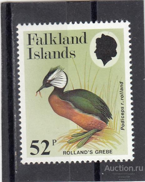 FALKLAND ISLANDS ФОЛКЛЕНДСКИЕ О-ВА  Фауна Птицы № 414  Концовка  1984 Cост** MNH