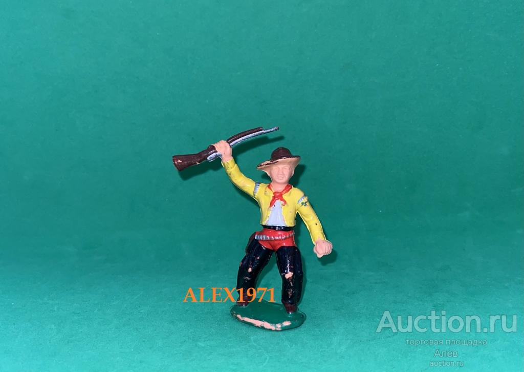 № 074 ПОЛКОВНИК МАНРО, КОВБОЙ ГДР, СОЛДАТИК, ФИГУРКИ, ВЕСТЕРН, ДИКИЙ ЗАПАД