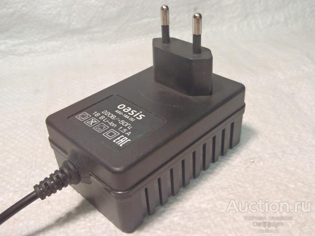 Зарядное устройство аккумуляторов электроинструмента Oasis ASU-18A 18V 1,5A._