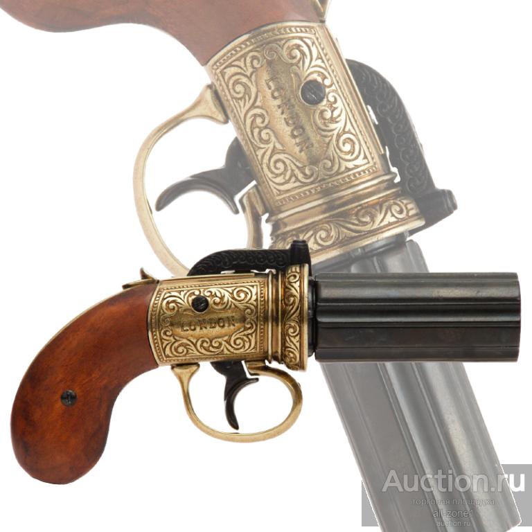 Макет. Револьвер ПЕПЕРБОКС, 6 стволов, Англия DE-5071