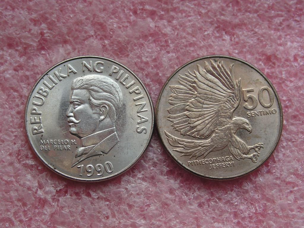 Филиппины 50 сентимо 1990 unc-aunc