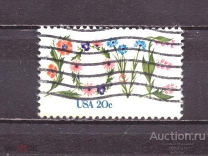 США     гашеная   флора        №  4698