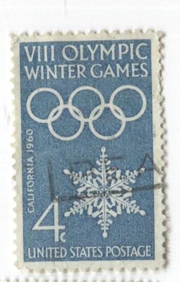 1960 США Зимние Олимпийские игры в калифорнии 1м.гаш