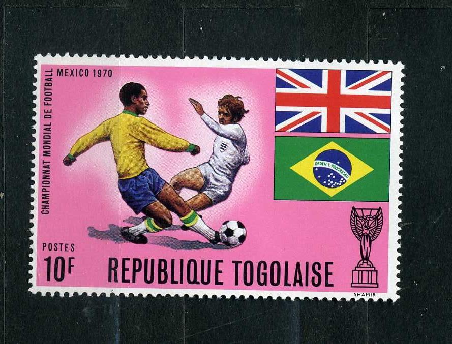 Того. Чемпионат мира по футболу в Мексике. 1 марка.1970**