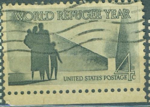 США 1960 г. Международный год беженцев гашеная