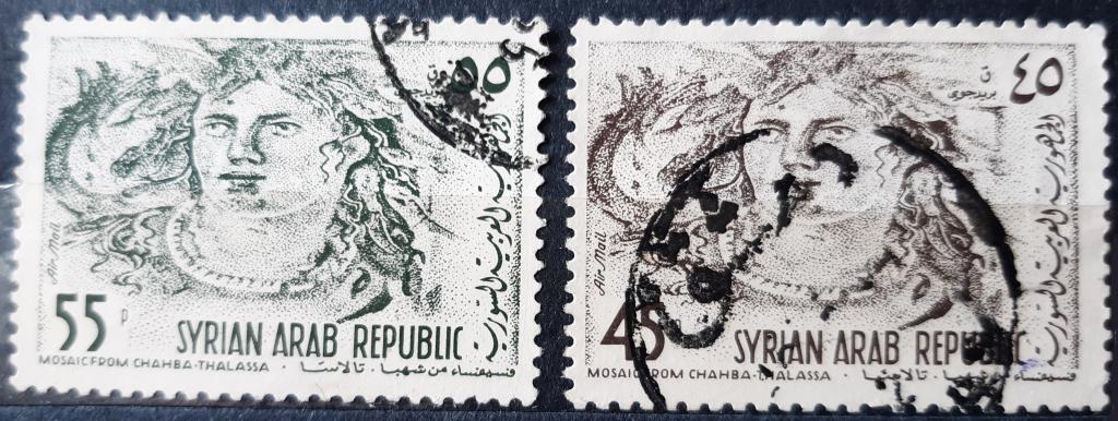 Сирия 1970. Искусство. Мозаика. Халиф. 3 марки. Used*