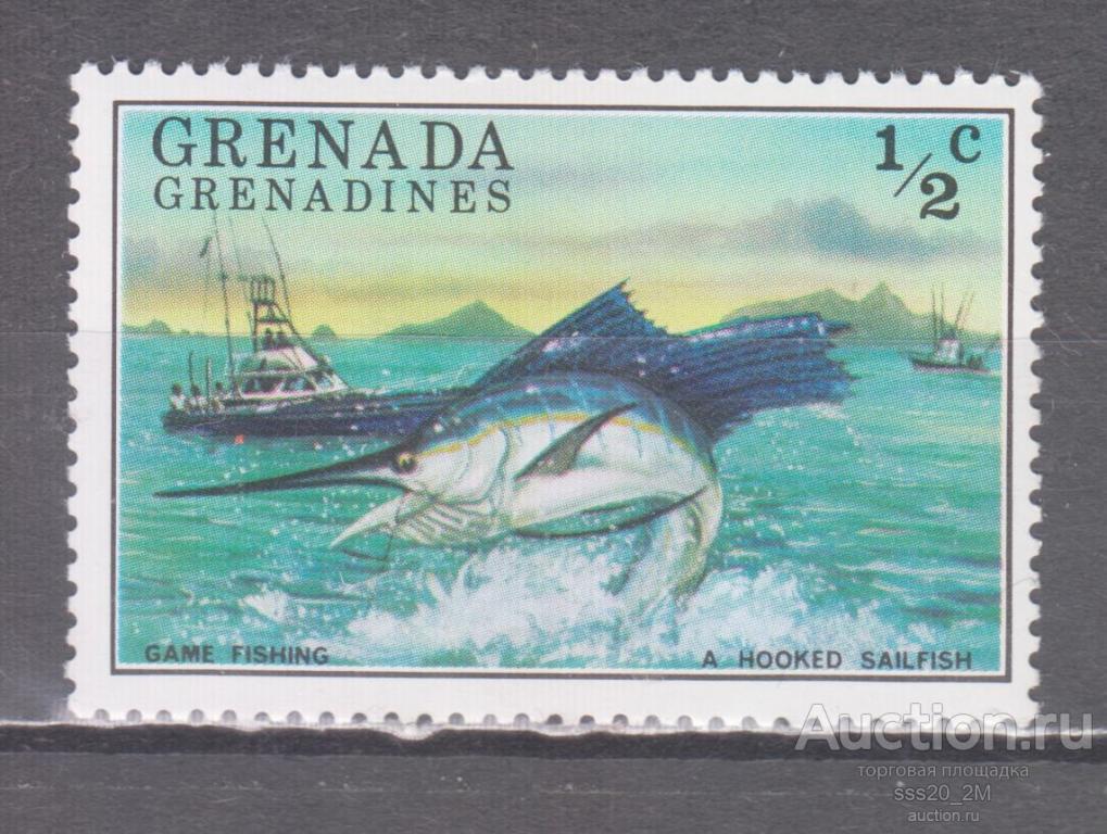 Гренада и Гренадины 1976 спортивная рыбалка Mi157 MNH