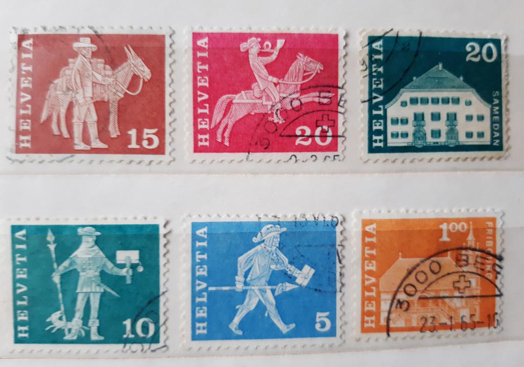 Швейцария 1960. Города и горожане. Люди. Архитектура. Used**