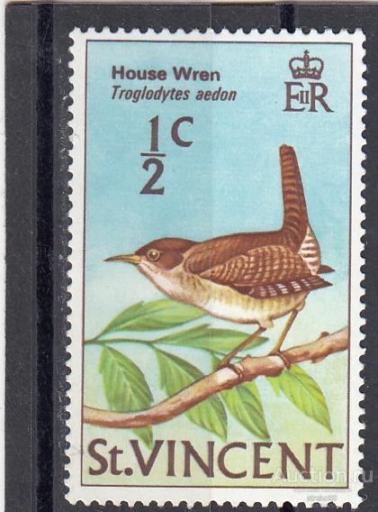 ST. VINCENT ВИНСЕНТ Фауна Птицы № 258х 1970 Сост** MNH
