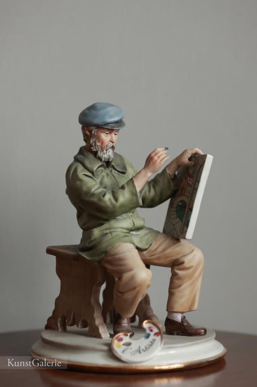 Художник Фарфоровая статуэтка Capodimonte Sandro Maggioni Made in Italy ...