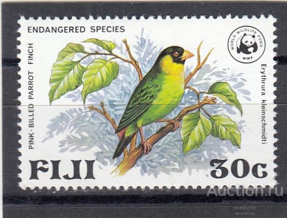 FIJI ФИДЖИ   Фауна  Птицы № 390 Концовка  1979  11 Евро  Сост**   MNH