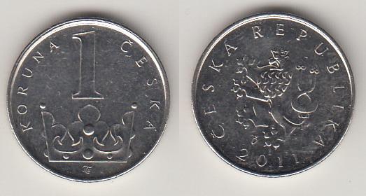 Чехия 1 крона 2011 Z