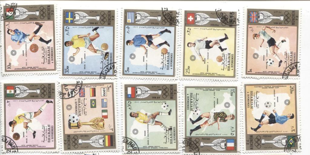 1972 Шарджа Олимпийские игры в Мюнхене 10м (Футбол).гаш