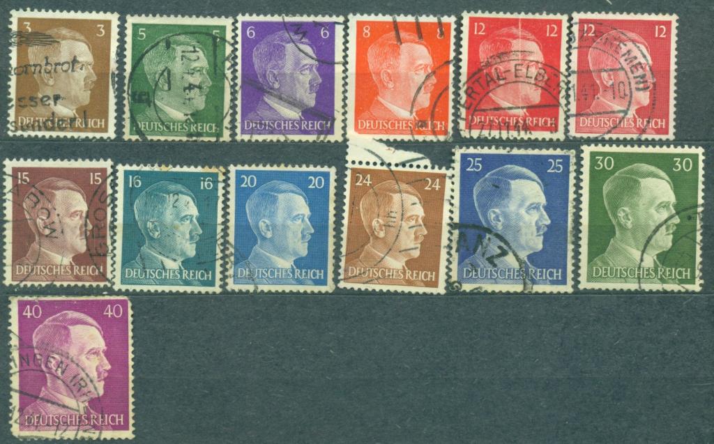 Германия 1942 г. стандарт (часть серии) гашеная