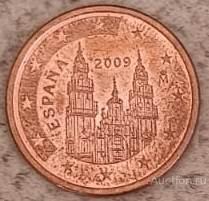 Испания 5 евро центов 2009 г
