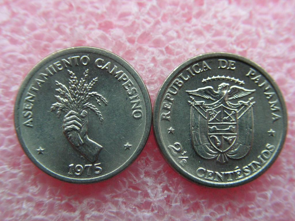 Панама 2 1/2 чентезимо 1975 фао unc