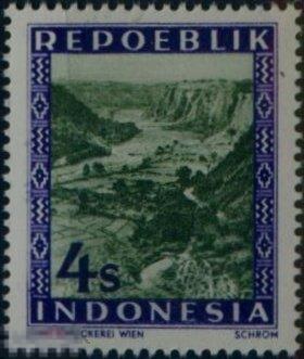 Индонезия 006. 1948 год. Каньон Буффало. Чистая (**) 