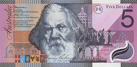 Австралия 5 долларов 2001 год ПРЕСС/UNC
