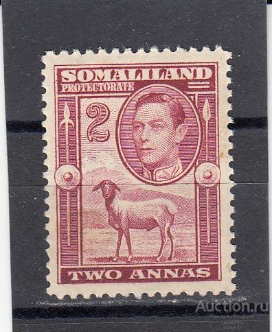 SOMALILAND   СОМАЛИЛЕНД   Георг VI  Овцы Фауна № 79  1938 Сост** MNH