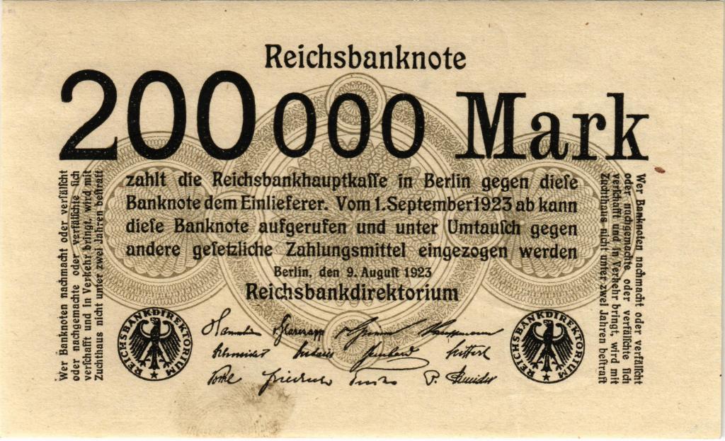 200000 марок 1923 Германия  (арт.X15-0019)