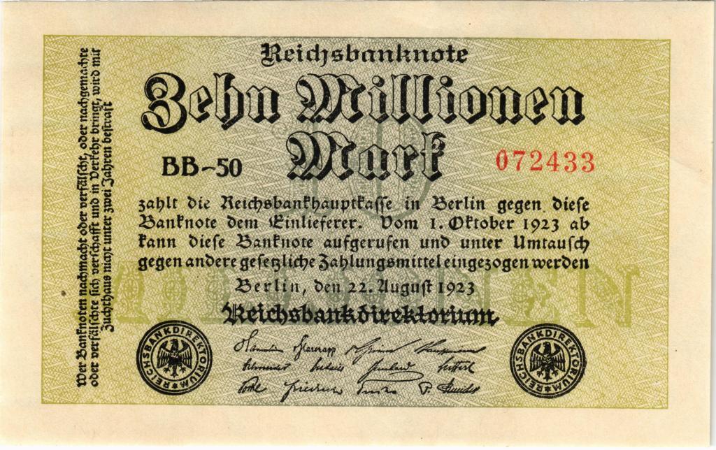 10000000 марок 1923 Германия  (арт.X15-0007)